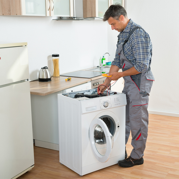 can you walk me through the steps of troubleshooting my washer issue in Carefree